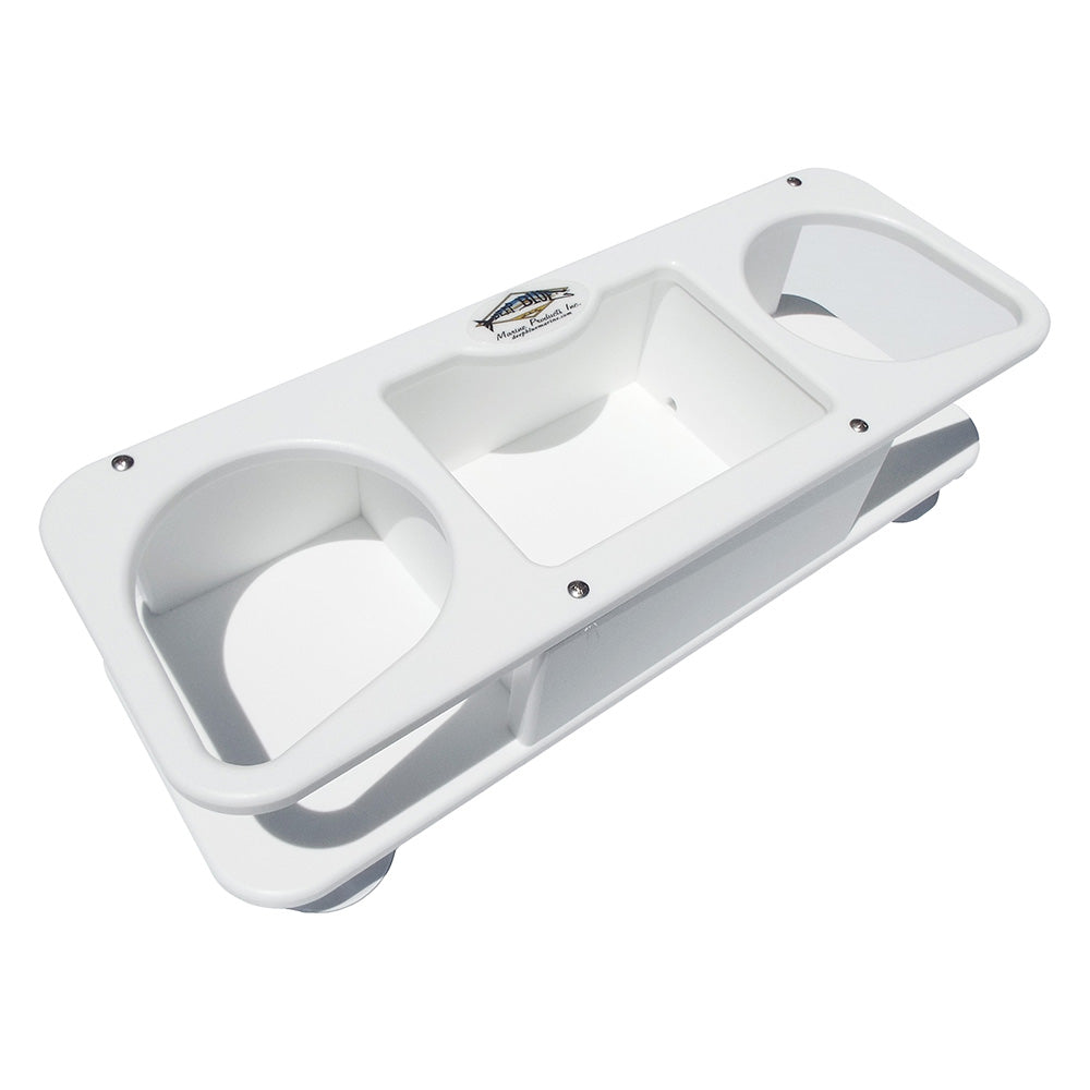 Deep Blue Marine MB-2 Double Cup Holder w/Suction Cups [MB-2]