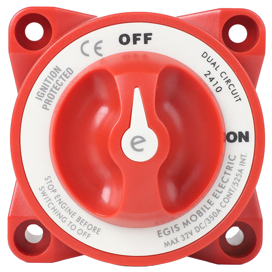 Egis E-Series 350A Dual Circuit Battery Switch Off/On [2410]