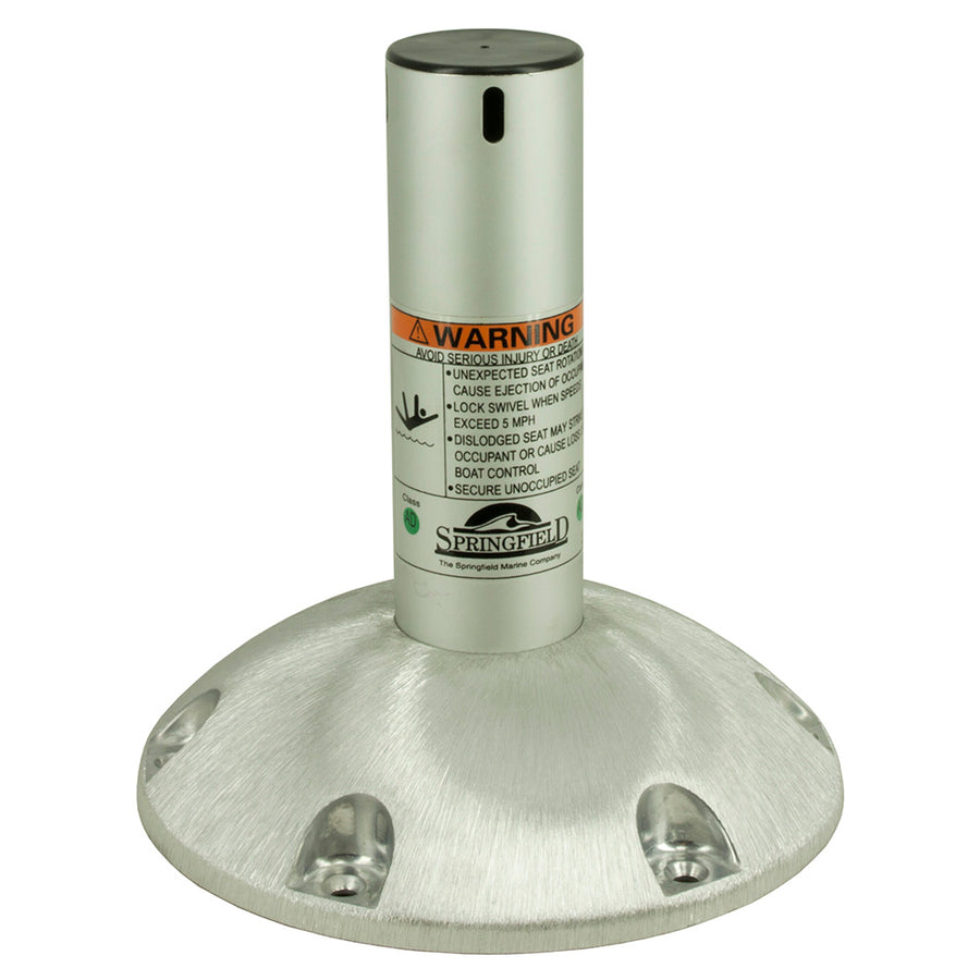 Springfield 2-3/8" Explorer Fixed-Height Locking Pedestal - 10" [1250310-MLNS]