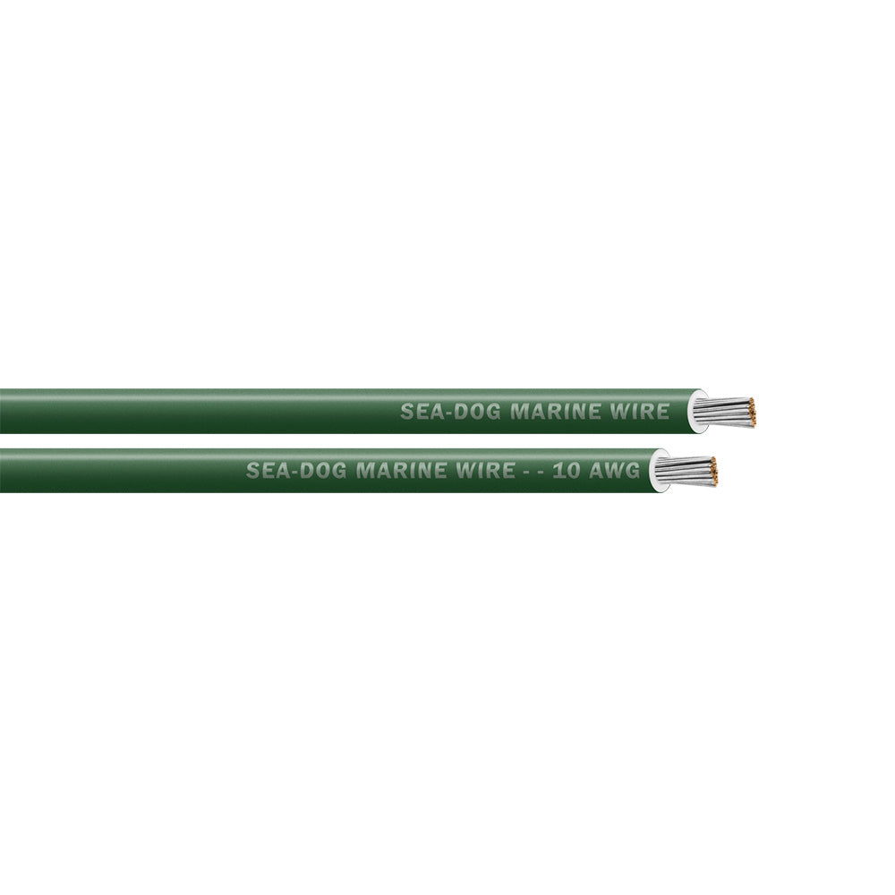 Sea-Dog 10 AWG Green Primary Wire - 500' [8010047]