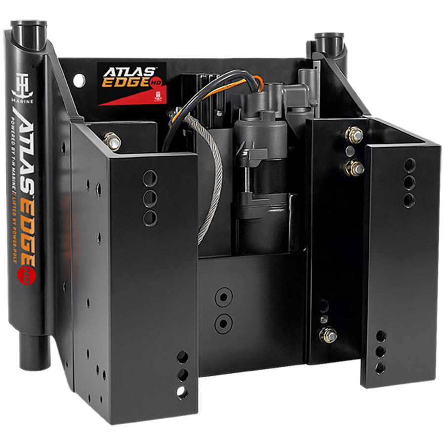 T-H Marine ATLAS EDGE 12" Set Back Hydraulic Jack Plate - Heavy Duty - Black [AHJE-12VHD-B-DP]