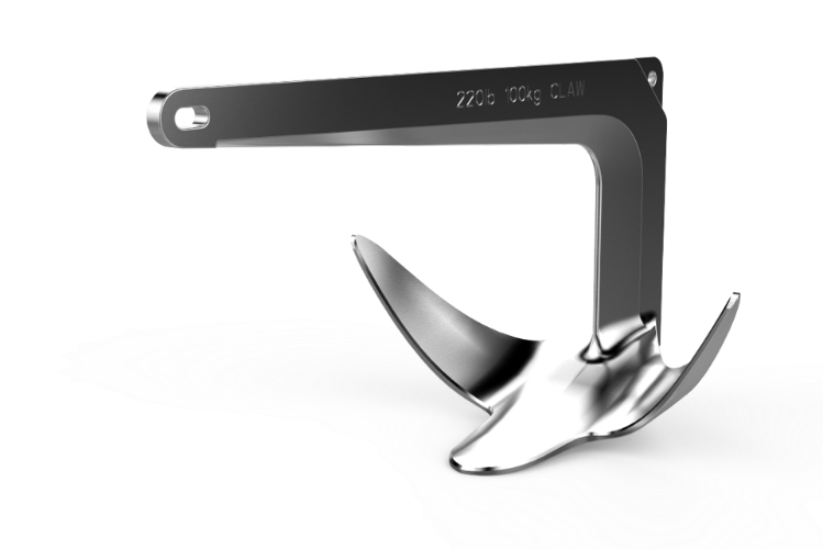 Lewmar Stainless Steel Claw Anchor 33 lbs. (15 kg)