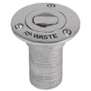 Whitecap Bluewater Push Up Deck Fill - 1-1/2" Hose - Waste [6996CBLUE]