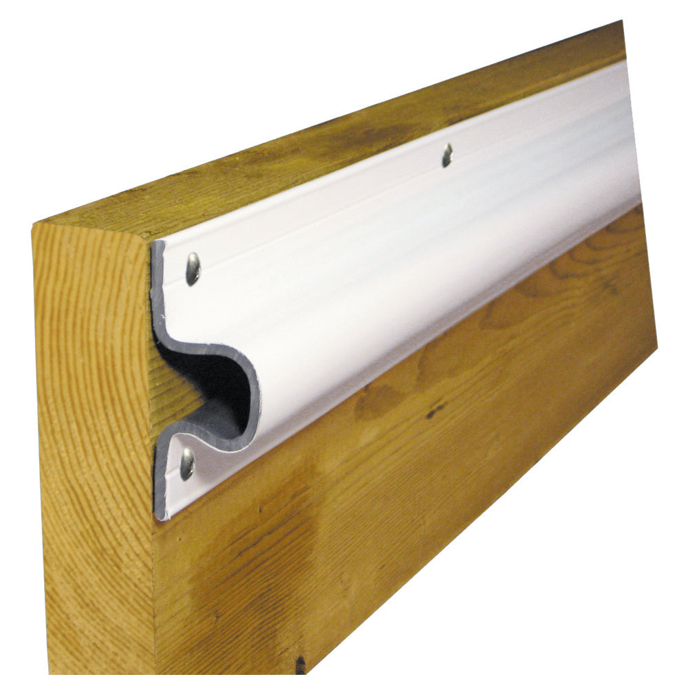 Dock Edge "C" Guard Economy PVC Profiles 10ft Roll - White [DE1132F]