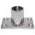 Whitecap " O.D. 90 Degree Rectangle Base SS Rail Fitting [6041C]