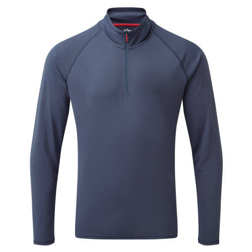 Gill Men's UV Tec Long Sleeve Zip Tee