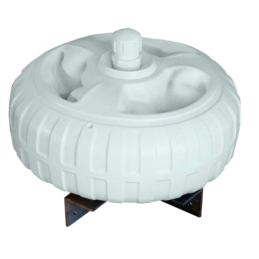 Dock Edge Inflatable Dock Wheel - 18" - White [DE95077F]