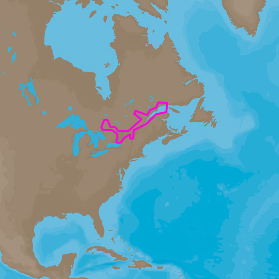 C-MAP  4D NA-D935 St Lawrence River [M-NA-D935-MS]