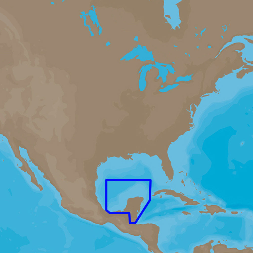 C-MAP  4D NA-947 Coatzacoalcos, MX to Honduras Bay, GT [M-NA-D947-MS]