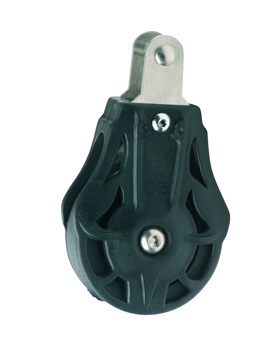 Wichard Single 1 49/64" (45mm) Block w/ Fixed Head & Clevis