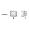 RIGID Industries D-SS Series PRO Flood LED Surface Mount - Pair - Black [262113]