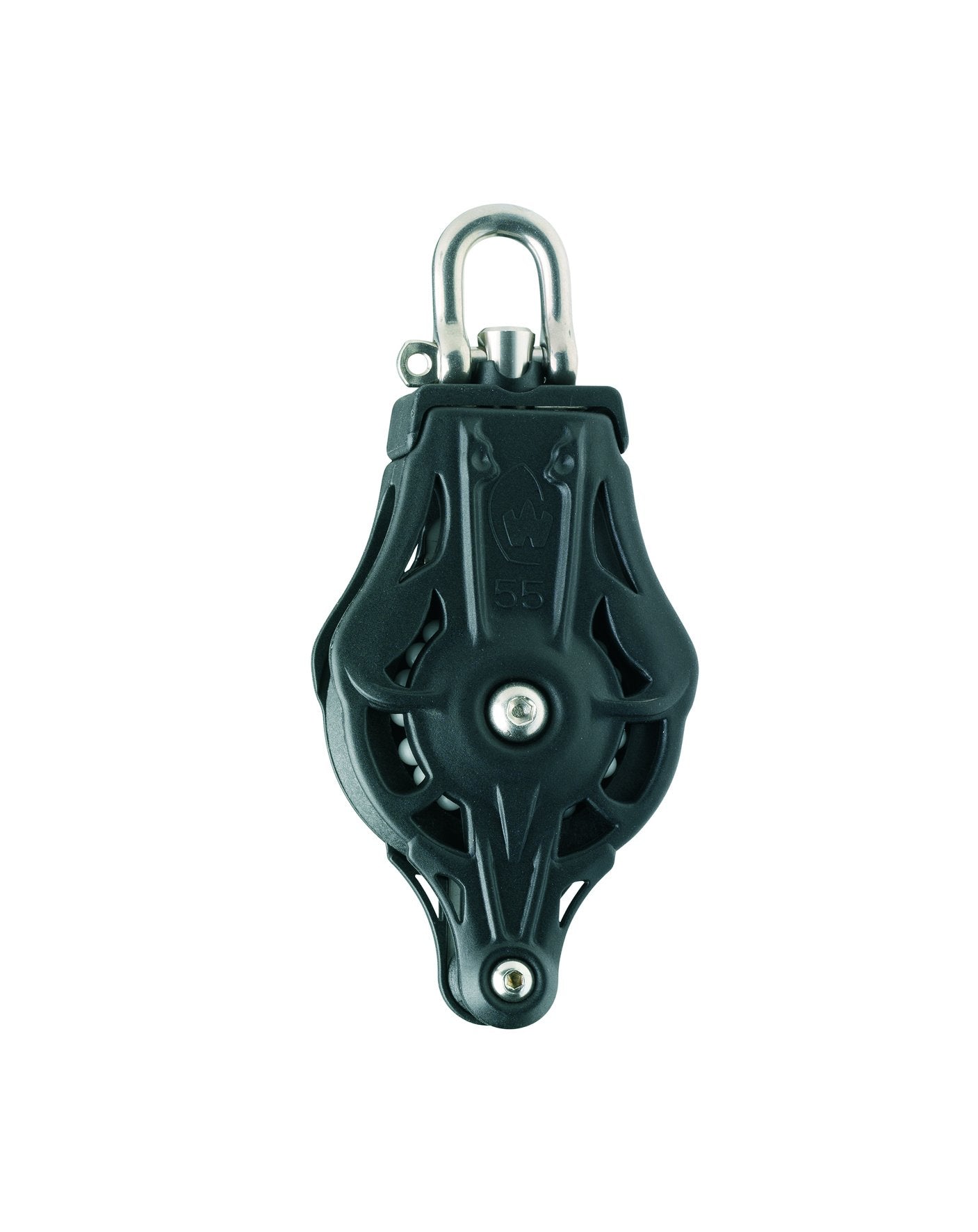 Wichard Single 1 49/64" (45mm) Ball Bearing Block w/ Swivel Head & Becket