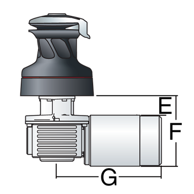 Harken #60 2 Speed Electric Self-Tailing Performa Winch