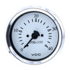 VDO Cockpit Marine 85MM (3-3/8") Diesel Tachometer - Alternator Input - White Dial/Chrome Bezel [333-15272]