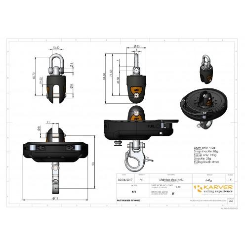 Karver KF1 Roller Furler