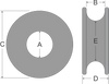 Tylaska 1 7/64" FR7 Low Friction Ring