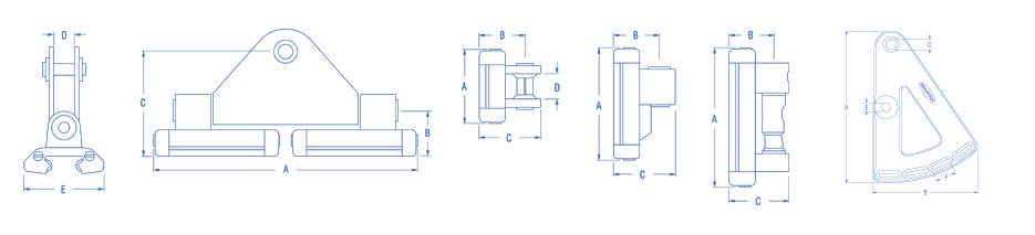 Ronstan Series 42 Headboard Car 438mm x 56mm